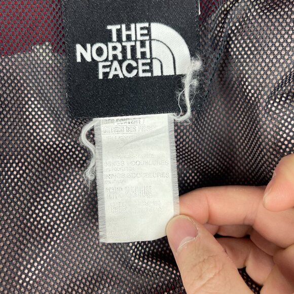 VTG The North Face Gore Activent Hooded Jacket Men M Retro Fire Red & Black Read - Picture 13 of 16